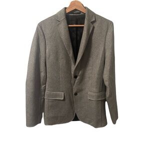 Theory cashmere light grey Tobias blazer sz 38 nwt